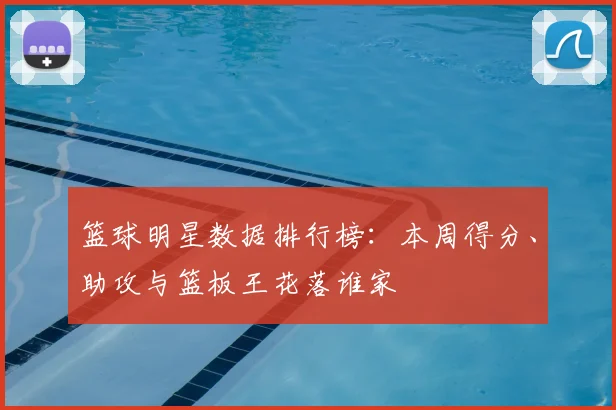 篮球明星数据排行榜：本周得分、助攻与篮板王花落谁家